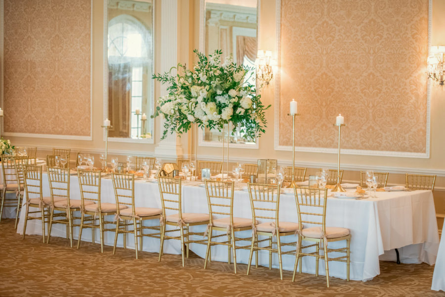 Tablescape in Ballroom at The Muttontown Club